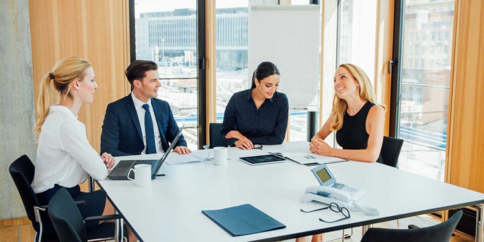 Business meeting in a conference room | Featured Image for the General Insurance Broker Page by Astute Brisbane Central.